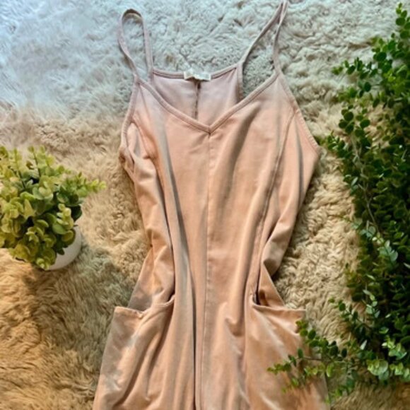 Light Pink Jumpsuit – Ultra Flirt, Size Small, Comfy & Cute - Picture 1 of 3